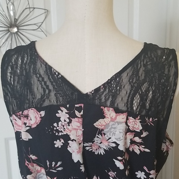 Charming Charlie Floral Dress Sz XL - Picture 4 of 7